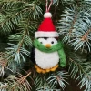 The Winding Road Holiday Penguin Hand-Felted Wool Ornament Handcrafted In Nepal Global Fair Trade Gifts