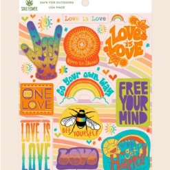 Soul Flower Love Is Love Sticker Sheet