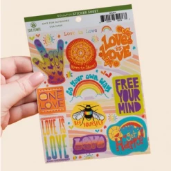 Soul Flower Love Is Love Sticker Sheet