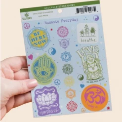 Soul Flower Namaste Everyday Sticker Sheet