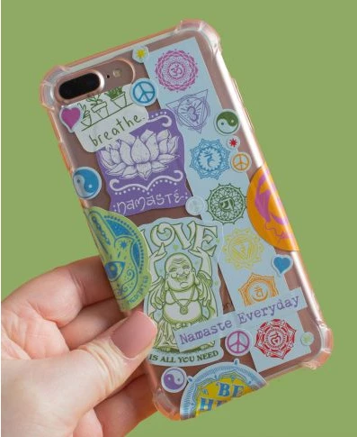 Outlet π₯ Soul Flower Namaste Everyday Sticker Sheet β 5 Soul Flower Namaste Everyday Sticker Sheet