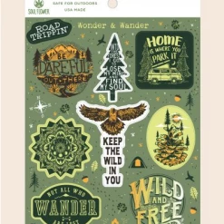 Soul Flower Wonder & Wander, Wild & Free Sticker Sheet