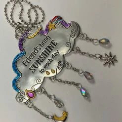 Ganz Metaphysical & Divination Gifts Friends Bring Sunshine To Each Day Cloud Car Charm
