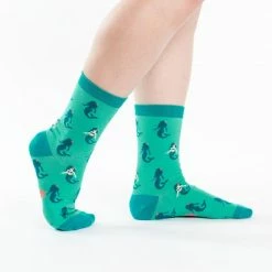 Sock It To Me Socks! Socks! Socks! Princess Of The Sea Mermaid Women's Crew Socks