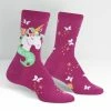 Sock It To Me Believe In Magic Unicorn Women's Crew Socks Unicorns
