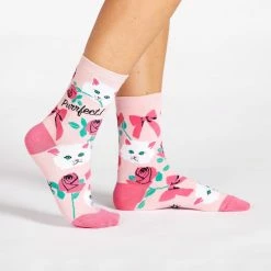 Sock It To Me You're Purrfect Cat Women's Crew Socks Socks! Socks! Socks!