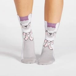 Sock It To Me Gllama-rous Llama Women's Crew Socks Llamas