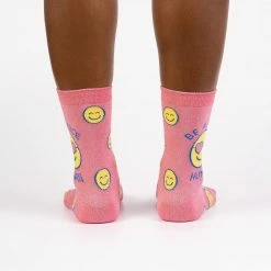 Sock It To Me Be A Nice Human Women's Crew Socks Socks! Socks! Socks!