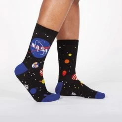 Sock It To Me Socks! Socks! Socks! NASA Solar System Women's Crew Socks