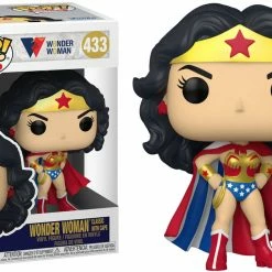 Pop! DC Comics Funko Pop Vinyl Figurine Wonder Woman Classic W/Cape #433 - 80th Anniversary