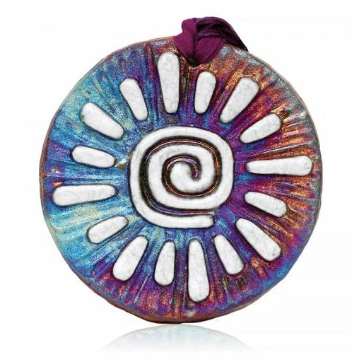 Top 10 ๐ Raku Potteryworks Sun Medallion Ornament From Raku Pottery ๐ฏ 3 Raku Potteryworks Sun Medallion Ornament From Raku Pottery