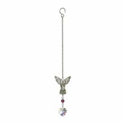 Woodstock Chimes February ~ Birthstone Angel Crystal Suncatcher Angel Gifts