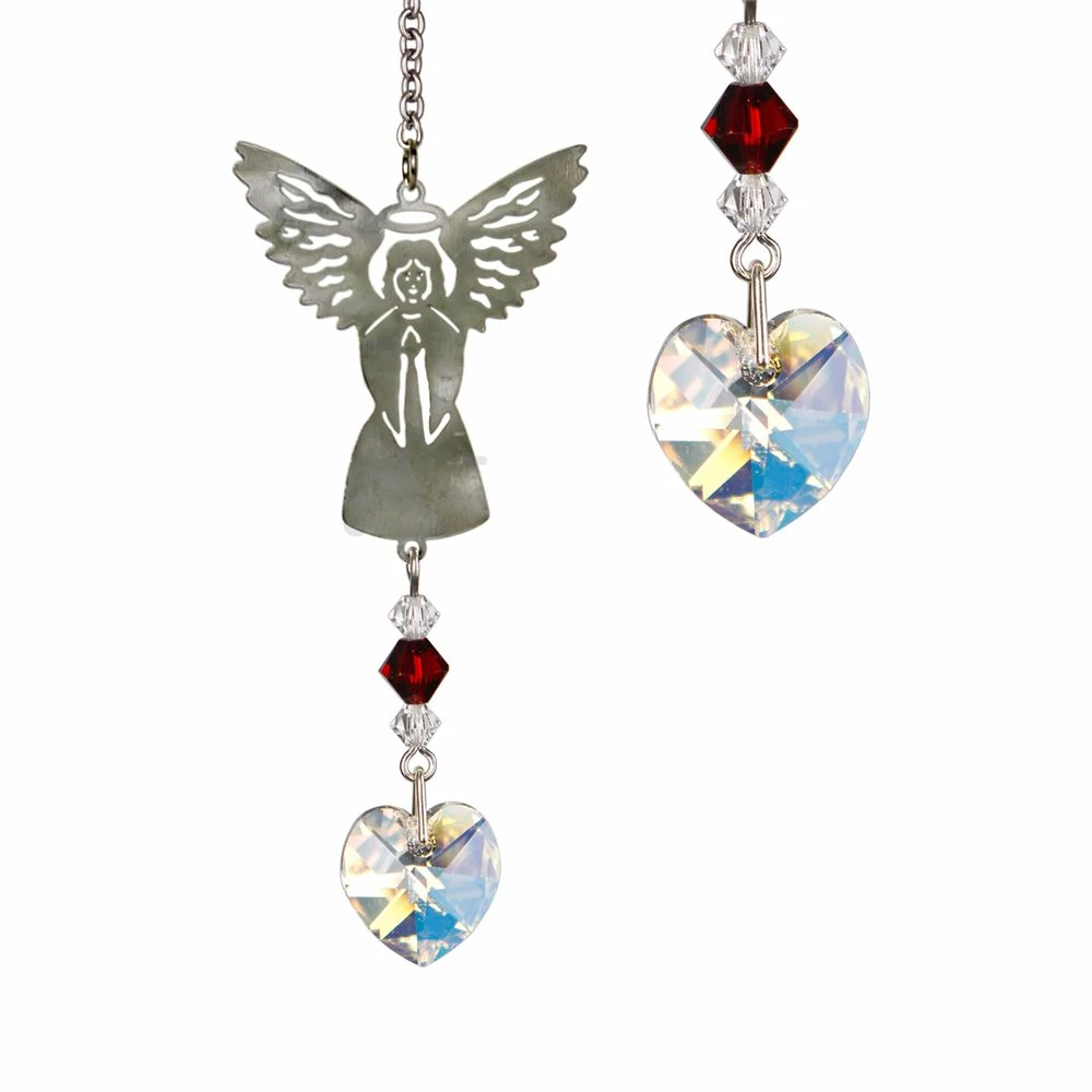 Best Pirce ⭐ Woodstock Chimes Angel Gifts January ~ Birthstone Angel Crystal Suncatcher ⭐ 4 Woodstock Chimes Angel Gifts January ~ Birthstone Angel Crystal Suncatcher