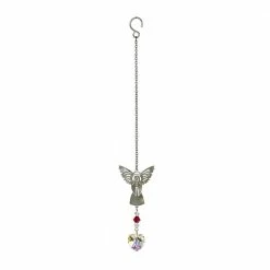 Woodstock Chimes July ~ Birthstone Angel Crystal Suncatcher