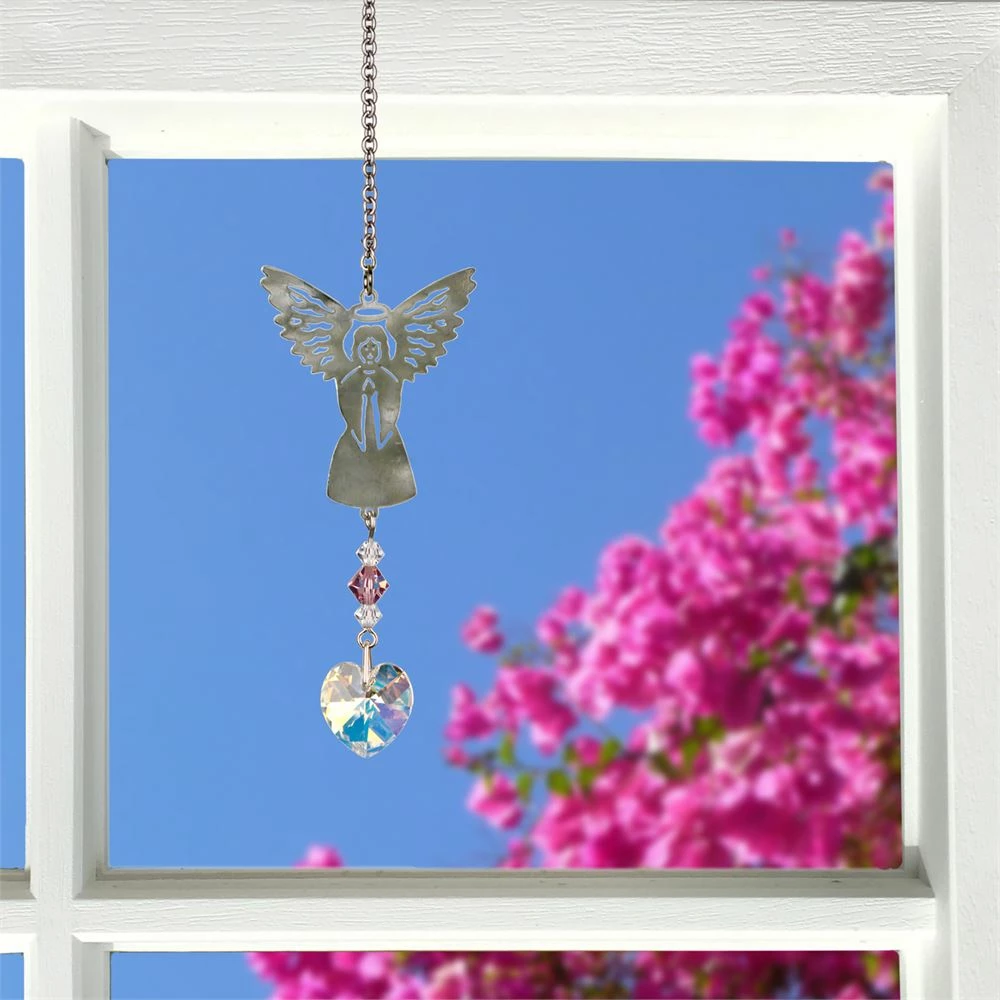 Coupon ❤️ Woodstock Chimes Angel Gifts June ~ Birthstone Angel Crystal Suncatcher 🎁 3 Woodstock Chimes Angel Gifts June ~ Birthstone Angel Crystal Suncatcher