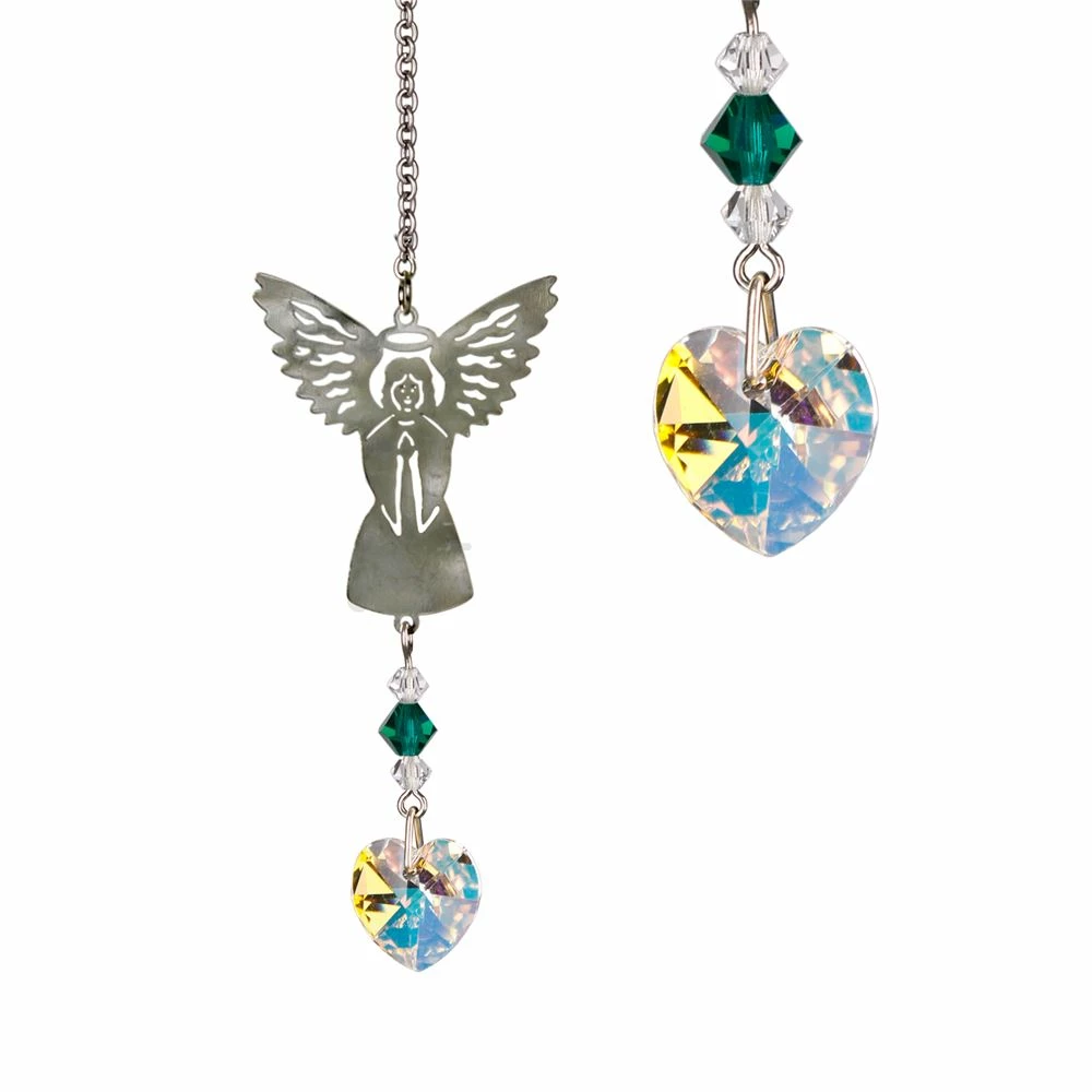Deals ⌛ Woodstock Chimes Angel Gifts May ~ Birthstone Angel Crystal Suncatcher 🎉 4 Woodstock Chimes Angel Gifts May ~ Birthstone Angel Crystal Suncatcher
