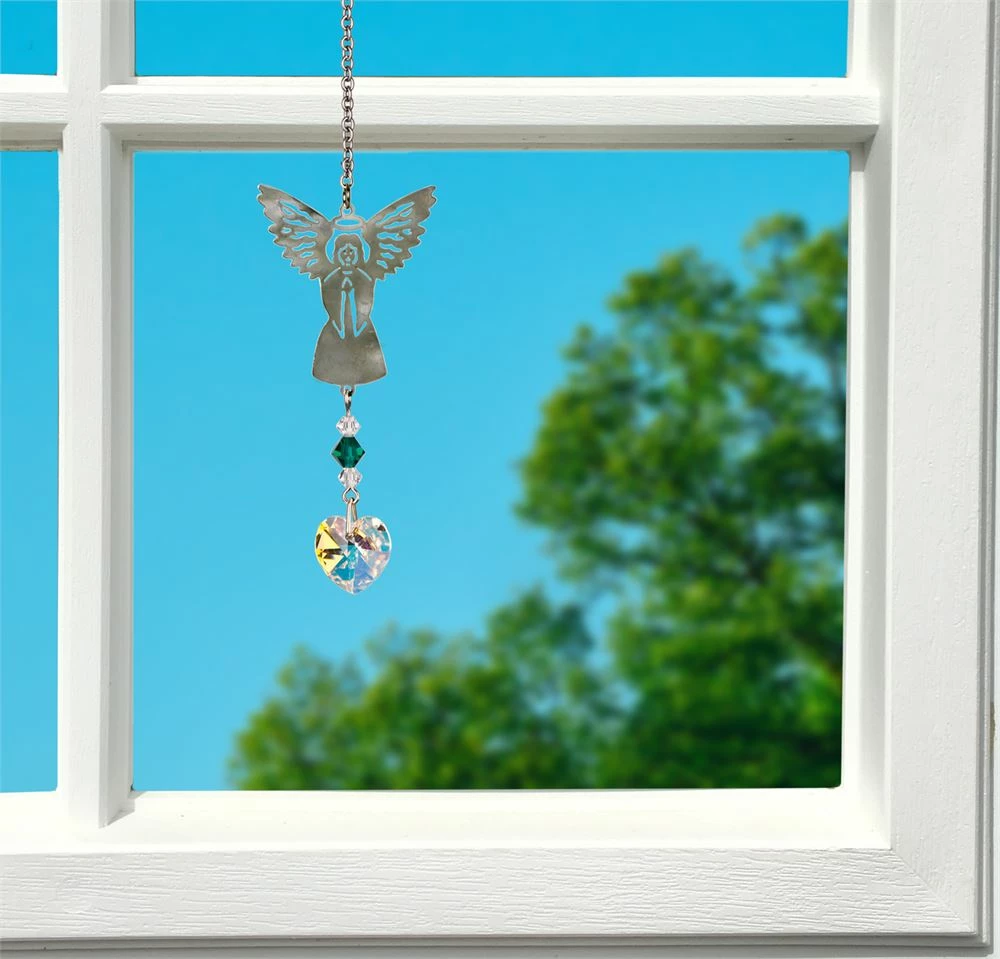 Deals ⌛ Woodstock Chimes Angel Gifts May ~ Birthstone Angel Crystal Suncatcher 🎉 3 Woodstock Chimes Angel Gifts May ~ Birthstone Angel Crystal Suncatcher