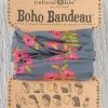 Natural Life Charcoal Blooms Boho Bandeau