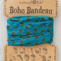 Natural Life Turquoise Daisies Boho Bandeau