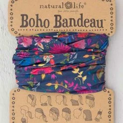Natural Life Navy Wild Flowers Boho Bandeau
