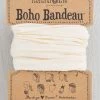 Natural Life Cream Solid Boho Bandeau