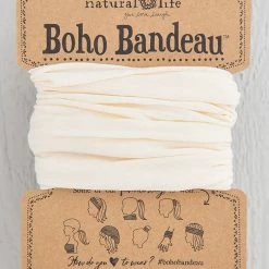 Natural Life Cream Solid Boho Bandeau