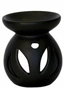 Kheops International Fragrance Oils & Diffusers Black Ceramic Oil Burner