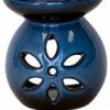 Kheops International Blue Daisy Design Ceramic Oil Burner