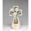 Discontinued Cala Lily Cross Candle Holder ~ Handcrafted Porcelain Gift Sale!