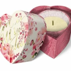 Punch Studio Candles & Accessories Love Is All You Need Heart Candle