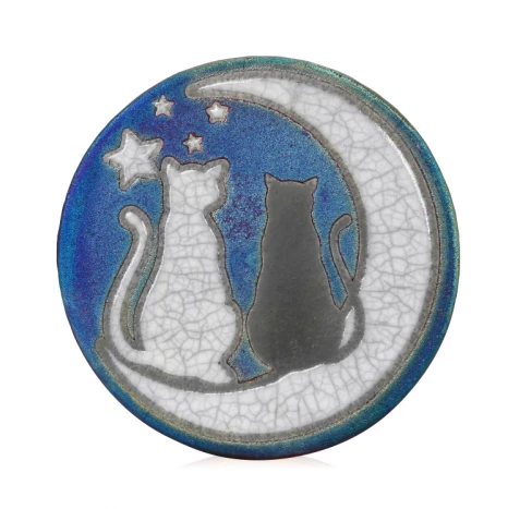 Best Sale ๐งจ Raku Potteryworks New Arrivals! Cats And Moon Coasters Set From Raku Pottery ๐ 3 Raku Potteryworks New Arrivals! Cats And Moon Coasters Set From Raku Pottery