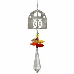 Woodstock Chimes Country Barn ~ Crystal Fantasy Suncatcher