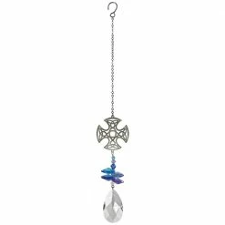 Woodstock Chimes Prisms & Hanging Crystals Celtic ~ Crystal Fantasy Suncatcher