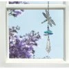 Woodstock Chimes Dragonfly ~ Crystal Fantasy Suncatcher Prisms & Hanging Crystals