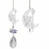 Woodstock Chimes Prisms & Hanging Crystals Moon Fairy ~ Crystal Fantasy Suncatcher