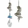 Woodstock Chimes Prisms & Hanging Crystals Mermaid ~ Crystal Fantasy Suncatcher