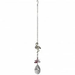 Woodstock Chimes Pink Flamingo ~ Crystal Fantasy Suncatcher