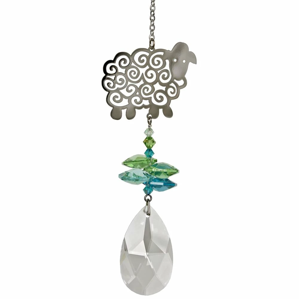 Top 10 ๐ Woodstock Chimes Sheep ~ Crystal Fantasy Suncatcher Prisms & Hanging Crystals ๐ 3 Woodstock Chimes Sheep ~ Crystal Fantasy Suncatcher Prisms & Hanging Crystals