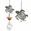 Promo 💯 Woodstock Chimes Prisms & Hanging Crystals Sea Turtle ~ Crystal Fantasy Suncatcher 🔔 2 Woodstock Chimes Prisms & Hanging Crystals Sea Turtle ~ Crystal Fantasy Suncatcher
