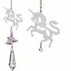 Woodstock Chimes Graceful Unicorn ~ Crystal Fantasy Suncatcher Unicorns