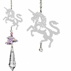 Woodstock Chimes Graceful Unicorn ~ Crystal Fantasy Suncatcher Unicorns