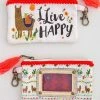 Natural Life Llamas Llive Happy Llama ID Pouch