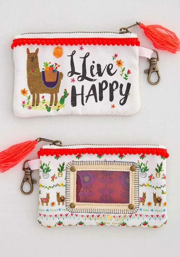 Top 10 🌟 Natural Life Llamas Llive Happy Llama ID Pouch ❤️ 3 Natural Life Llamas Llive Happy Llama ID Pouch