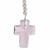 Best reviews of 🔥 Woodstock Chimes Pink Rose Crystal Cross Suncatcher 😍 2 Woodstock Chimes Pink Rose Crystal Cross Suncatcher