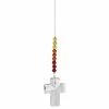 Woodstock Chimes Sunrise Crystal Cross Suncatcher