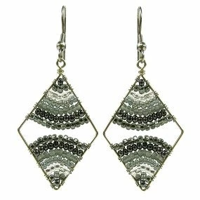 Flash Sale 🛒 UPAVIM Crafts Global Fair Trade Gifts Diamond Wire And Bead Earrings Handcrafted In Guatemala ✔️ 3 UPAVIM Crafts Global Fair Trade Gifts Diamond Wire And Bead Earrings Handcrafted In Guatemala