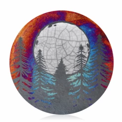 Raku Potteryworks New Arrivals! Fir Trees Coaster Set From Raku Pottery