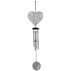 Woodstock Chimes New Arrivals! Heart Flourish Wind Chime ~ Woodstock Wind Chimes