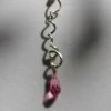 Dawn Welburn - Consignment Local Artisan Handmade Gifts Freeform Silver With Pink Crystal Necklace