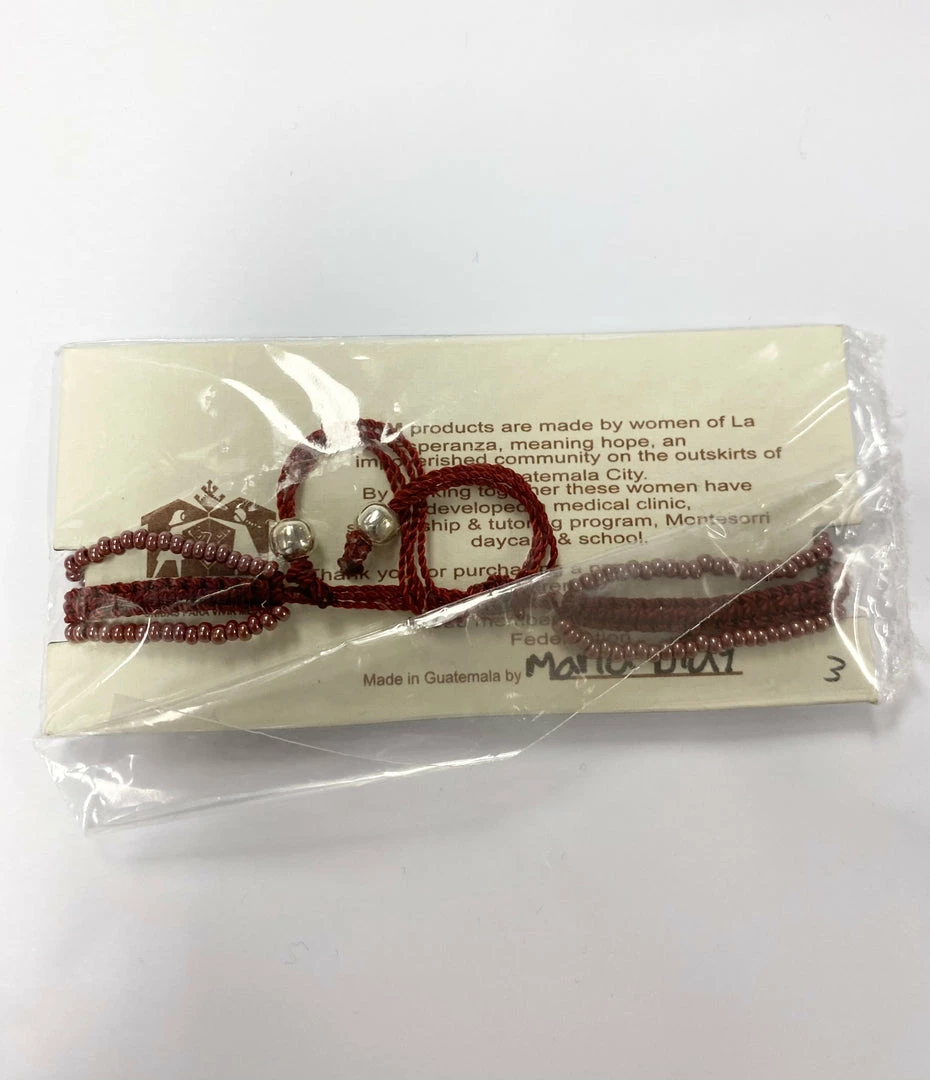 Cheap ๐ UPAVIM Crafts Tree Medallion 3-Strand Beaded Bracelet Handcrafted In Guatemala โ๏ธ 4 UPAVIM Crafts Tree Medallion 3-Strand Beaded Bracelet Handcrafted In Guatemala